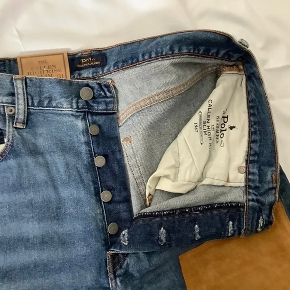 New Polo Ralph Lauren Callen High Rise Slim Jeans Size 31